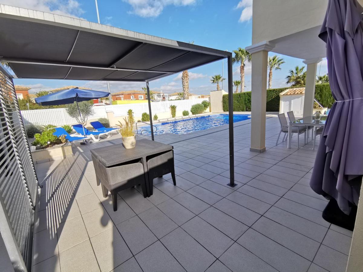 VILLA DE LUJO CON PISCINA PRIVADA, JACUZZI y BARBACOA Múrcia Exterior foto
