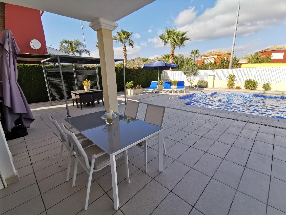 VILLA DE LUJO CON PISCINA PRIVADA, JACUZZI y BARBACOA Múrcia Exterior foto