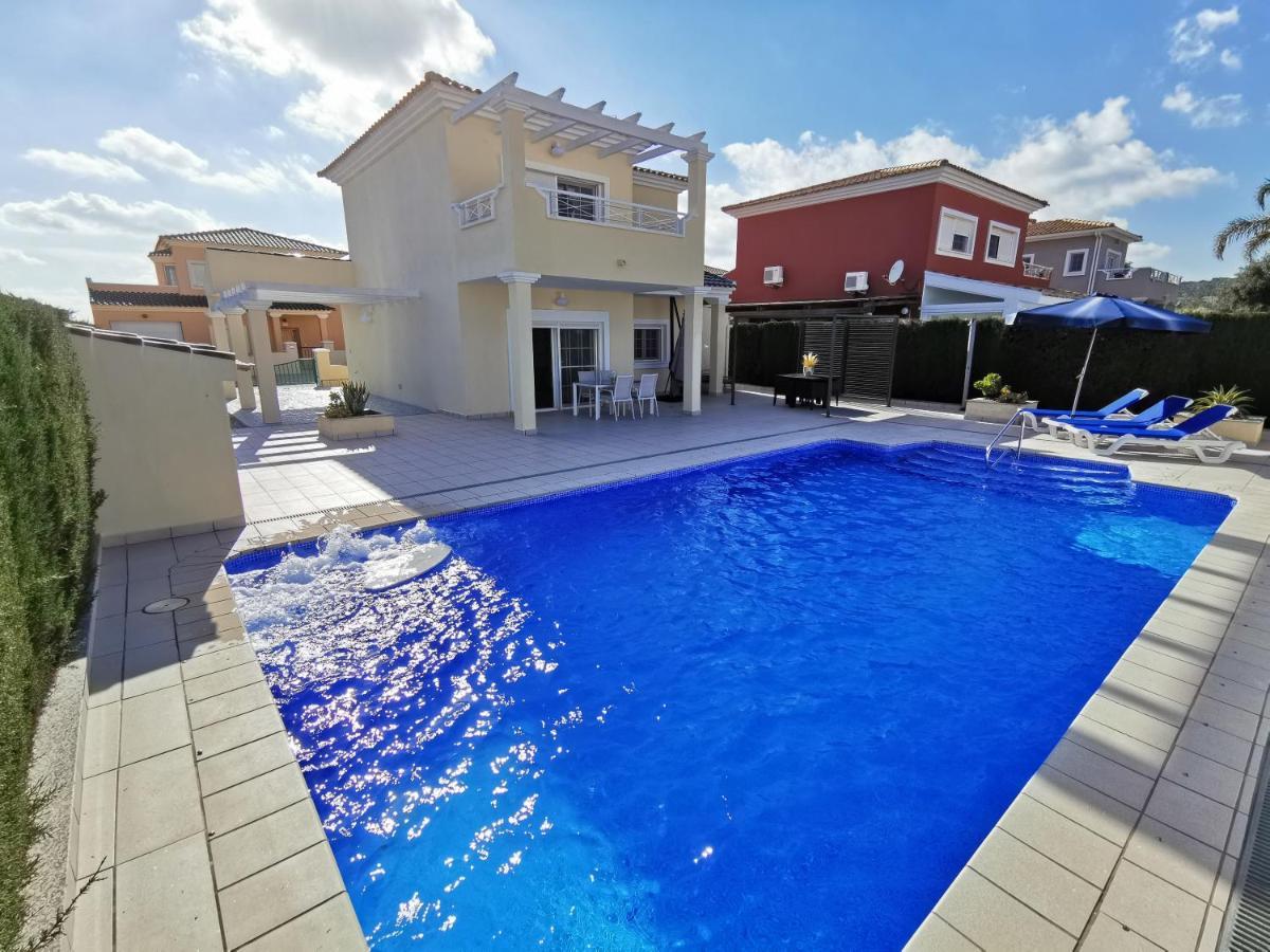VILLA DE LUJO CON PISCINA PRIVADA, JACUZZI y BARBACOA Múrcia Exterior foto