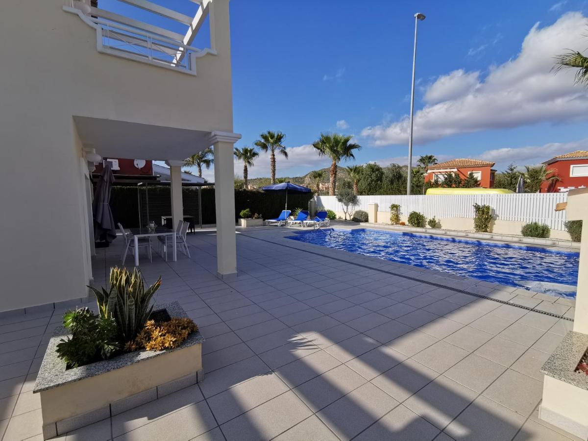 VILLA DE LUJO CON PISCINA PRIVADA, JACUZZI y BARBACOA Múrcia Exterior foto